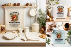 Christmas Towel Designs| Kitchen Towel Sublimation PNG Product Image 3