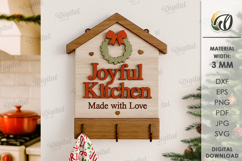 Christmas Towel Holders Bundle Laser Cut. Kitchen Decor SVG Product Image 7