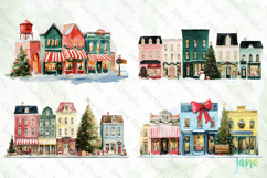 Christmas Town Clipart Product Image 1