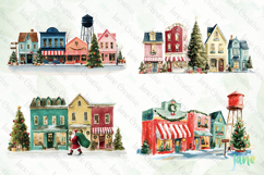 Christmas Town Clipart Product Image 1