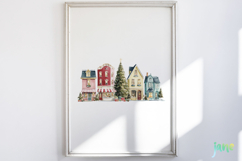Christmas Town Clipart Product Image 5