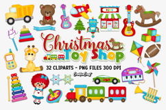 Christmas Digital Paper and Clipart png, illustration Product Image 2