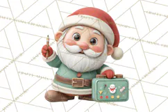 Santa’s Secret Workshop Clipart PNG, Christmas Png Product Image 5