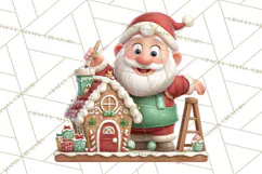 Santa’s Secret Workshop Clipart PNG, Christmas Png Product Image 2