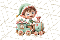 Santa’s Secret Workshop Clipart PNG, Christmas Png Product Image 4