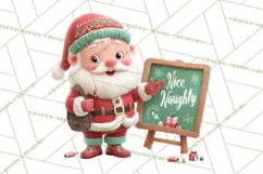 Santa’s Secret Workshop Clipart PNG, Christmas Png Product Image 3
