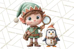 Santa’s Secret Workshop Clipart PNG, Christmas Png Product Image 3
