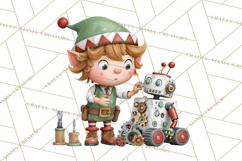 Santa’s Secret Workshop Clipart PNG, Christmas Png Product Image 3