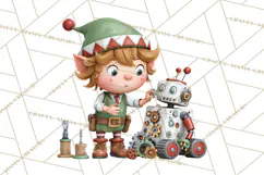 Santa’s Secret Workshop Clipart PNG, Christmas Png Product Image 3