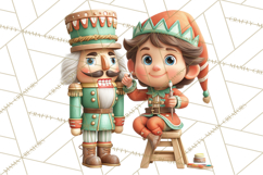 Santa’s Secret Workshop Clipart PNG, Christmas Png Product Image 5