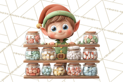 Santa’s Secret Workshop Clipart PNG, Christmas Png Product Image 2