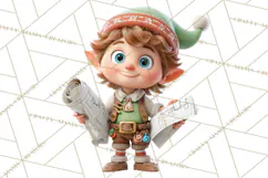 Santa’s Secret Workshop Clipart PNG, Christmas Png Product Image 3