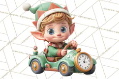 Santa’s Secret Workshop Clipart PNG, Christmas Png Product Image 4