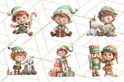 Santa’s Secret Workshop Clipart PNG, Christmas Png Product Image 4