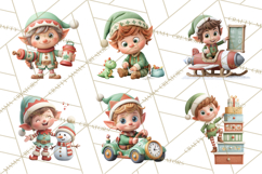Santa’s Secret Workshop Clipart PNG, Christmas Png Product Image 5