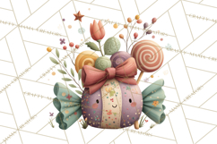 Christmas Toys Clipart PNG, Festive Mini Holiday Decorations Product Image 2