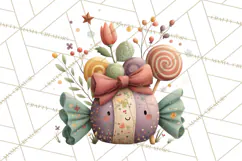 Christmas Toys Clipart PNG, Festive Mini Holiday Decorations Product Image 2