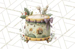 Christmas Toys Clipart PNG, Festive Mini Holiday Decorations Product Image 4