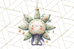 Christmas Toys Clipart PNG, Festive Mini Holiday Decorations Product Image 5