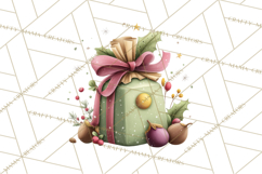 Christmas Toys Clipart PNG, Festive Mini Holiday Decorations Product Image 5