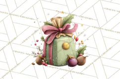 Christmas Toys Clipart PNG, Festive Mini Holiday Decorations Product Image 5