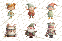 Christmas Toys Clipart PNG, Festive Mini Holiday Decorations Product Image 6