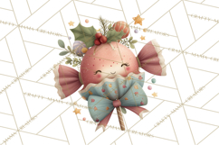 Christmas Toys Clipart PNG, Festive Mini Holiday Decorations Product Image 2