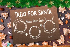 Santa Tray SVG |Cookies for Santa Plate SVG Product Image 2