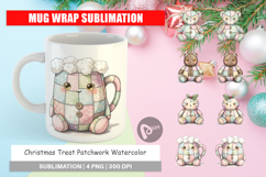 Christmas Treat Patchwork Mug Wrap Product Image 1