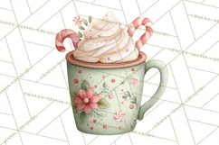 Watercolor Christmas Food PNG, Whimsical Holiday Treats Product Image 2