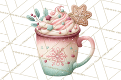 Watercolor Christmas Food PNG, Whimsical Holiday Treats Product Image 2