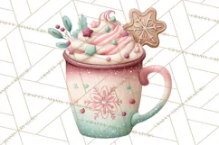 Watercolor Christmas Food PNG, Whimsical Holiday Treats Product Image 2