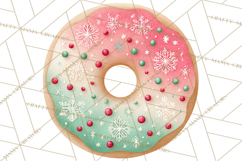 Watercolor Christmas Food PNG, Whimsical Holiday Treats Product Image 3