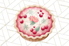 Watercolor Christmas Food PNG, Whimsical Holiday Treats Product Image 4