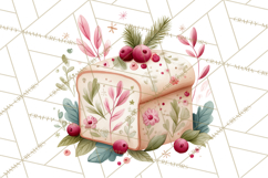Watercolor Christmas Food PNG, Whimsical Holiday Treats Product Image 4