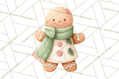 Watercolor Christmas Food PNG, Whimsical Holiday Treats Product Image 2