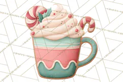 Watercolor Christmas Food PNG, Whimsical Holiday Treats Product Image 3
