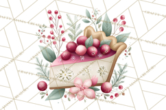 Watercolor Christmas Food PNG, Whimsical Holiday Treats Product Image 5
