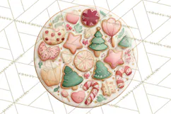 Watercolor Christmas Food PNG, Whimsical Holiday Treats Product Image 5