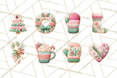 Watercolor Christmas Food PNG, Whimsical Holiday Treats Product Image 3