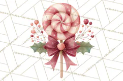 Watercolor Christmas Food PNG, Whimsical Holiday Treats Product Image 2