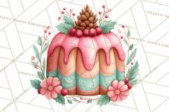 Watercolor Christmas Food PNG, Whimsical Holiday Treats Product Image 3