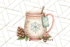 Watercolor Christmas Food PNG, Whimsical Holiday Treats Product Image 5