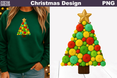 Christmas Tree Crochet Clipart | Christmas Tree Knitted Product Image 2