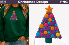 Christmas Tree Crochet Clipart | Christmas Tree Knitted Product Image 1