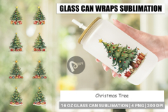 Christmas Tree Glass Can Product Image 1