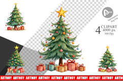 Christmas Tree Clipart Product Image 1