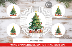 Christmas Tree Wind Spinner Product Image 1