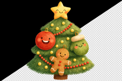 Christmas tree tumbler, mug wrap, clipart sublimation png Product Image 2