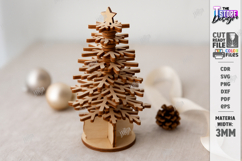 Christmas Tree Laser Cut SVG | Christmas Tree SVG Design Product Image 4